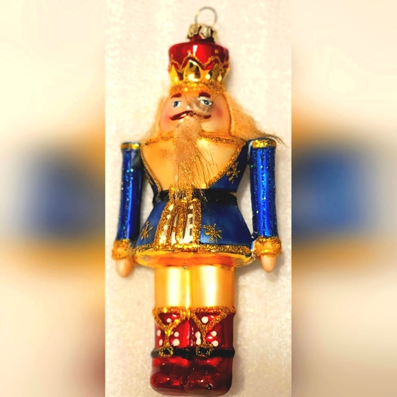 3 Blown Glass Christmas Tree Ornaments - Picture 4 of 11